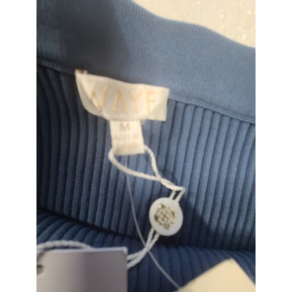 WAYF women's knit maxi skirt blue Size Medium office work wear Stitch fix church - Picture 8 of 8